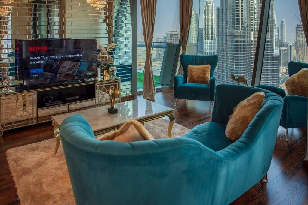 First Class 3Br With Full Burj Khalifa And Fountain View Dubaj Exteriér fotografie