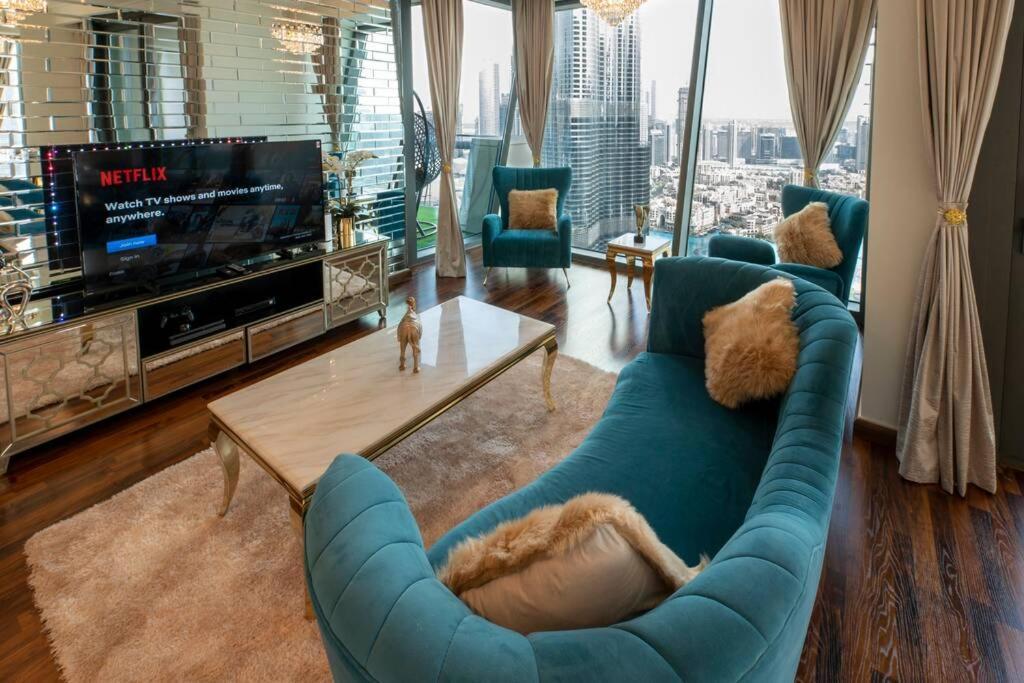 First Class 3Br With Full Burj Khalifa And Fountain View Dubaj Exteriér fotografie
